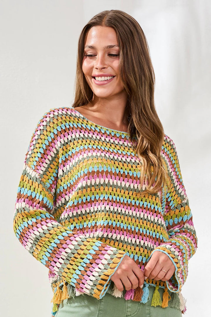 TRIBAL - WOMEN'S SWEATER 3034O-576