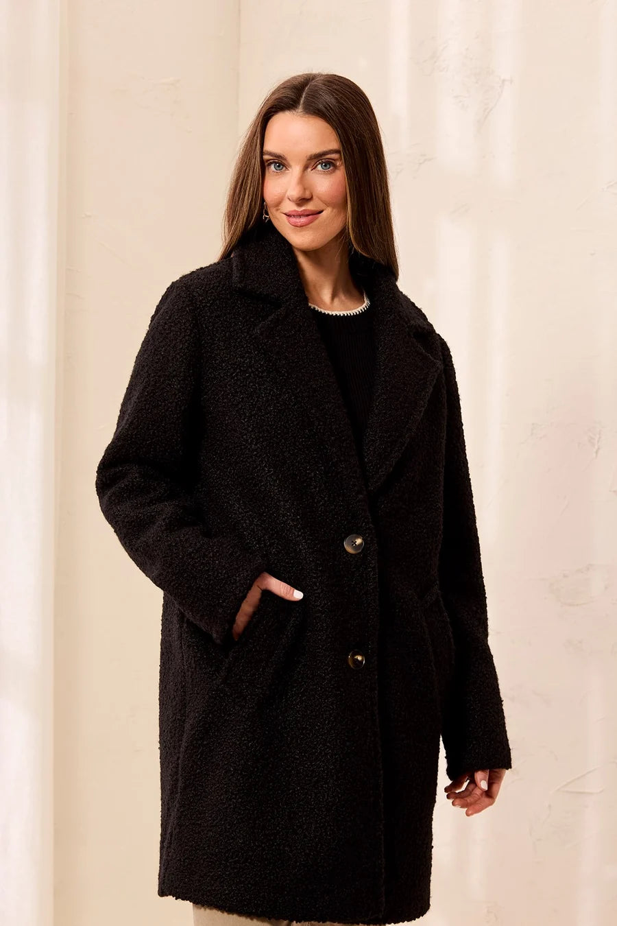 TRIBAL - L/S SINGLE BREAST COAT W/LINING
