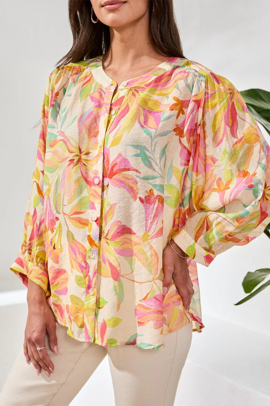 TRIBAL - WOMEN'S BLOUSE 5539O-4996