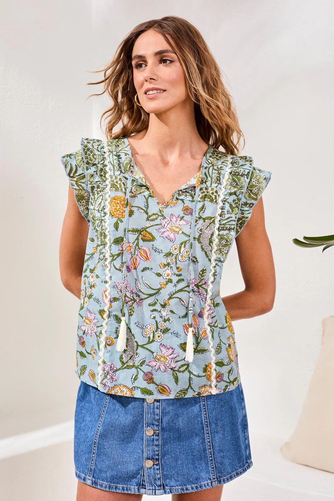 TRIBAL - WOMEN'S BLOUSE 5430O-5190