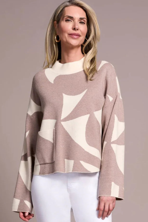 TRIBAL - WOMENS OVERSIZED SWEATER 2315O