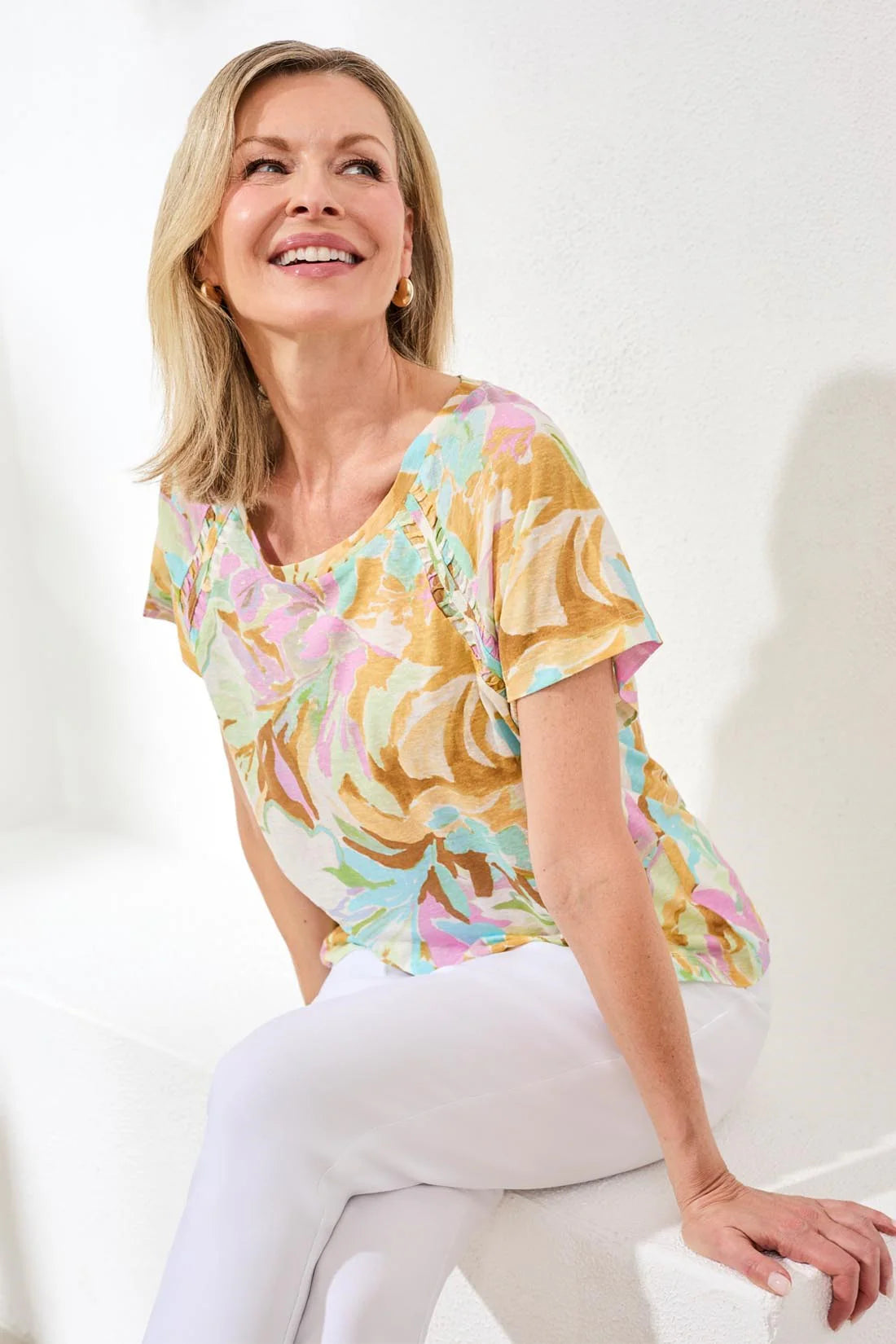 TRIBAL - WOMEN'S KNIT TOP 2435O-1557