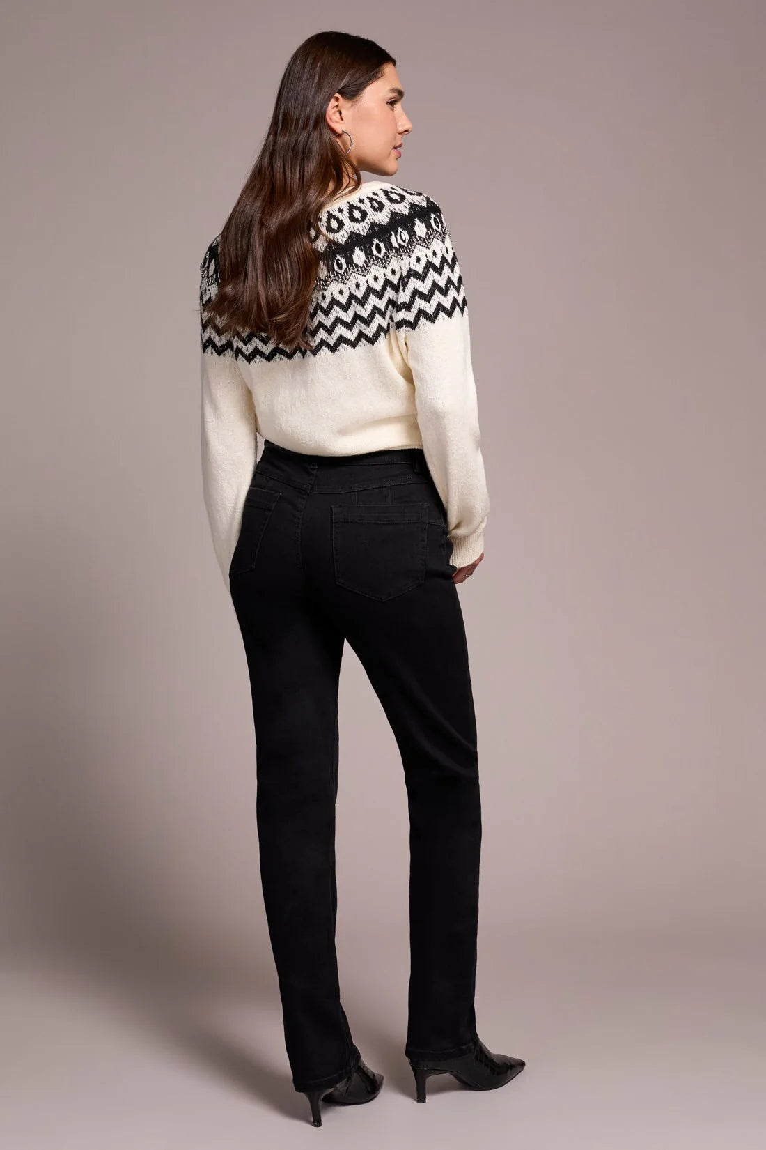 TRIBAL - Sophia Mid Rise, Pull-On Straight Leg #58590