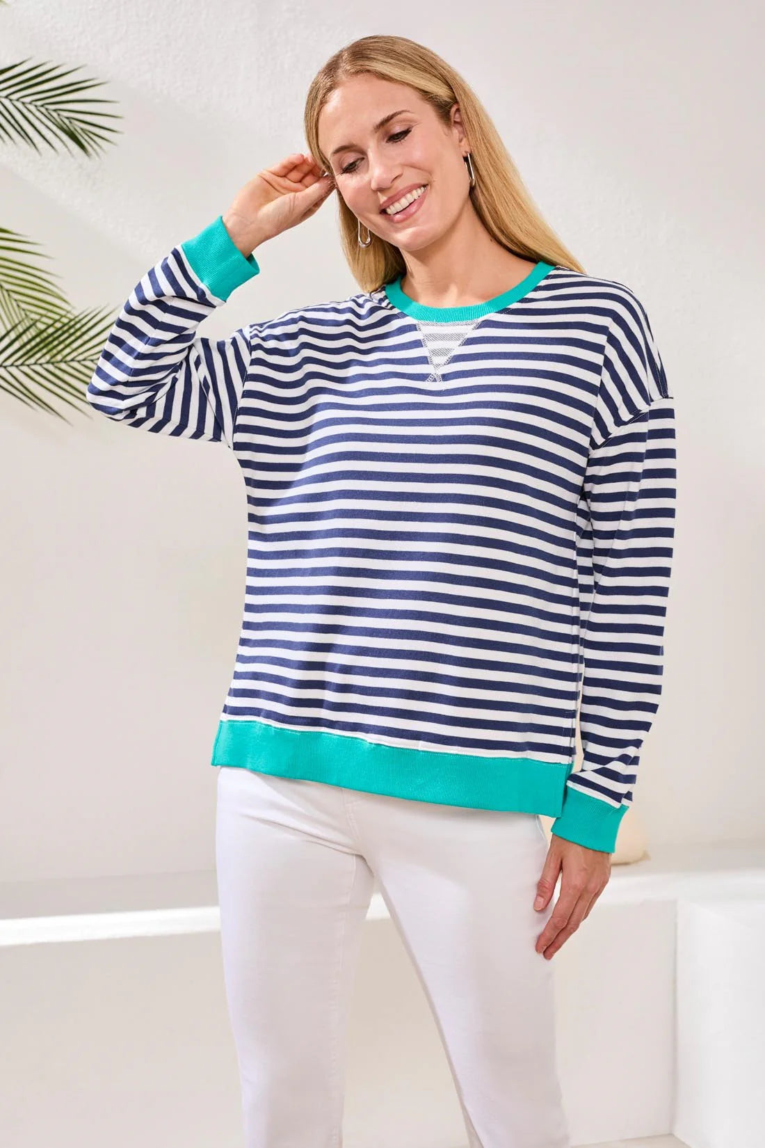 TRIBAL - WOMEN'S KNIT TOP 2487O-8329