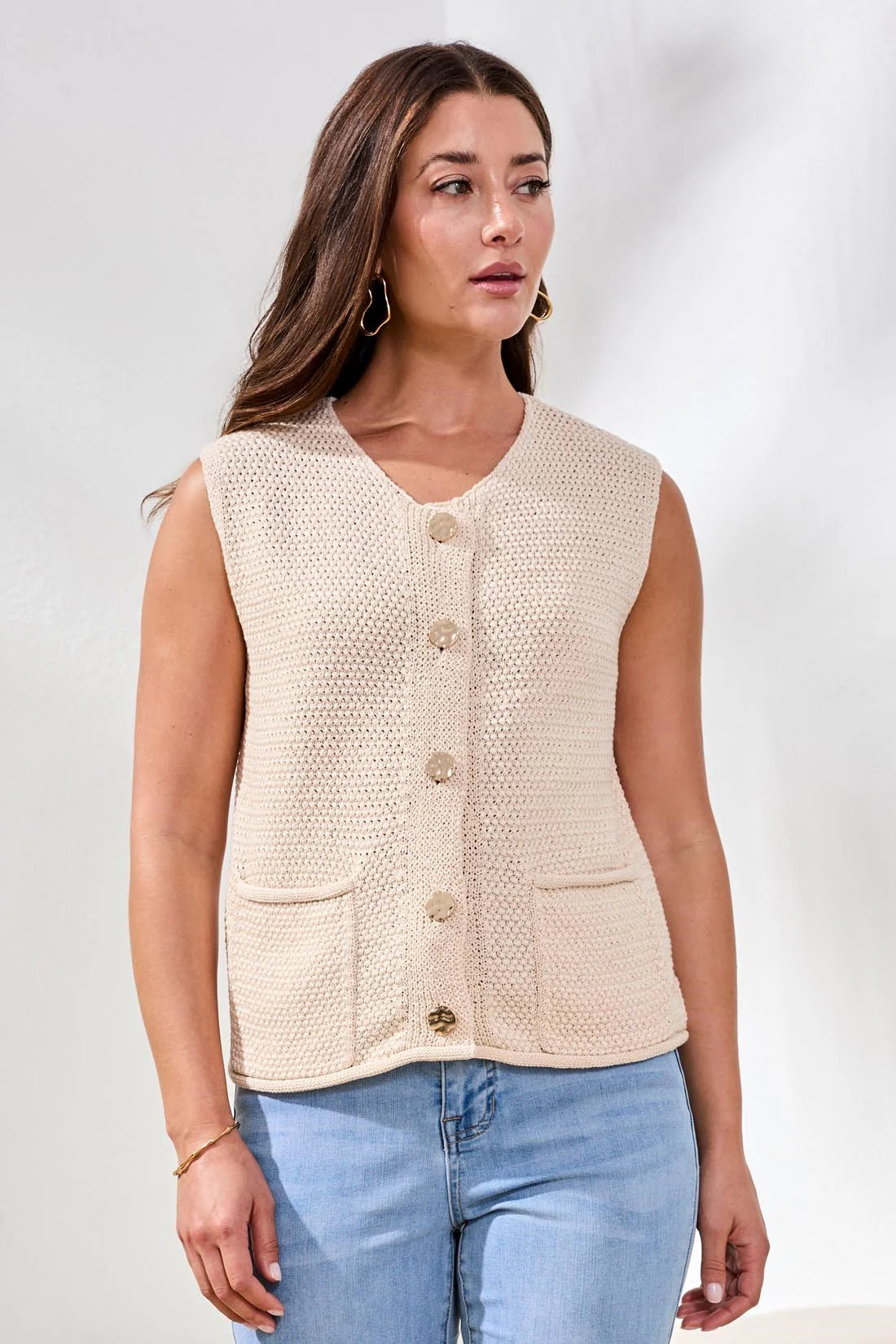 TRIBAL - WOMEN'S SWEATER CARDIGAN 6208O-5205