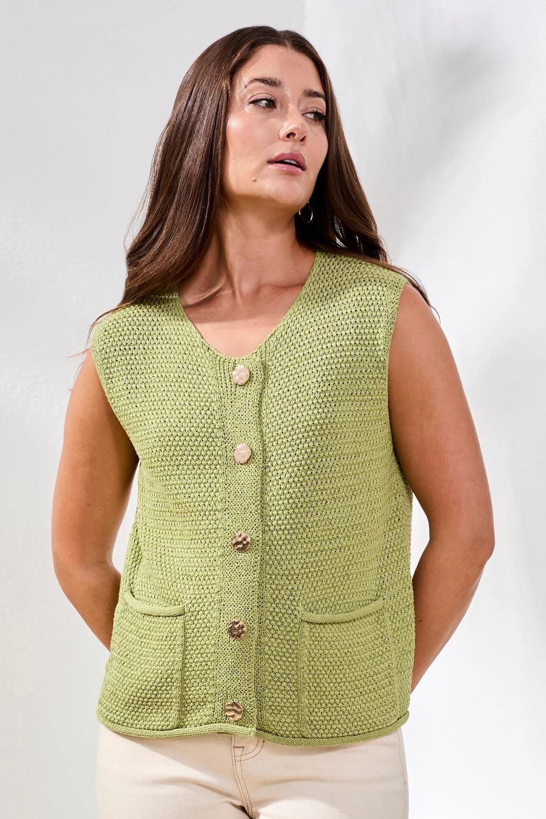 TRIBAL - WOMEN'S SWEATER CARDIGAN 6208O-5205