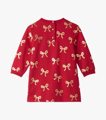 HATLEY - BABY & TODDLER GOLD RIBBON DRESS