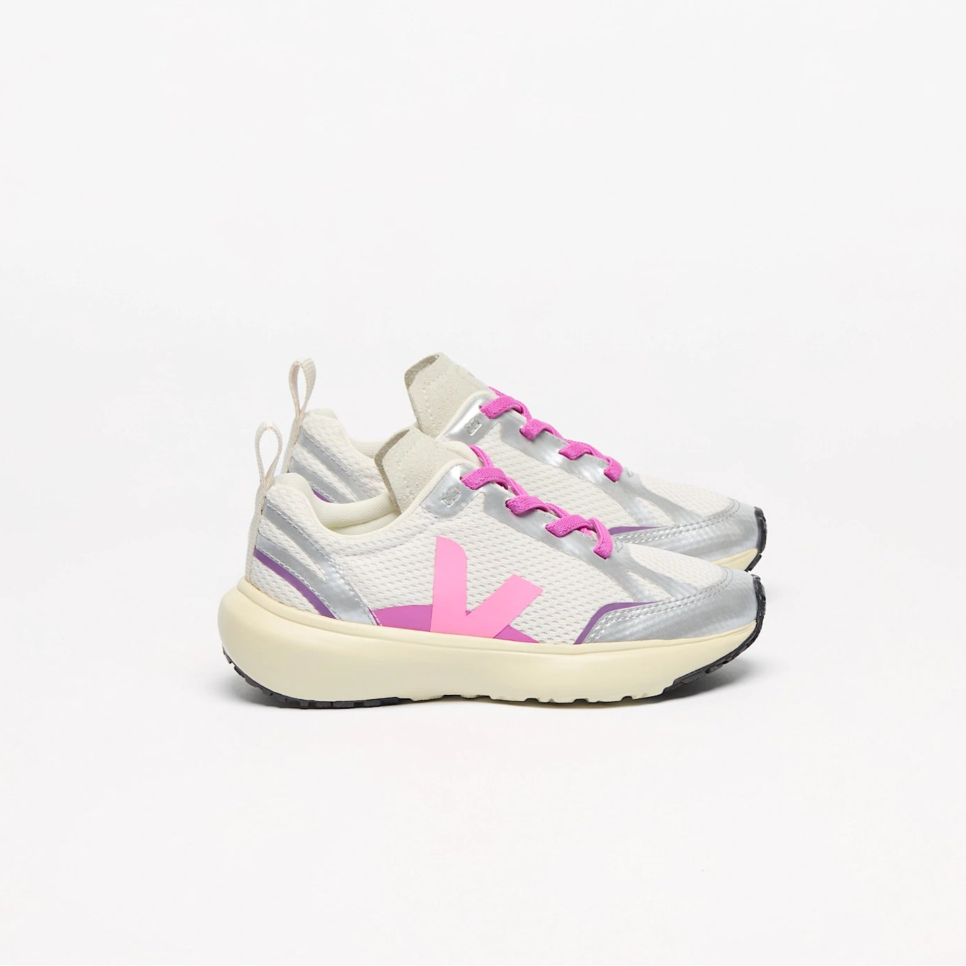 VEJA - KIDS CANARY ELASTIC LACES SHOES
