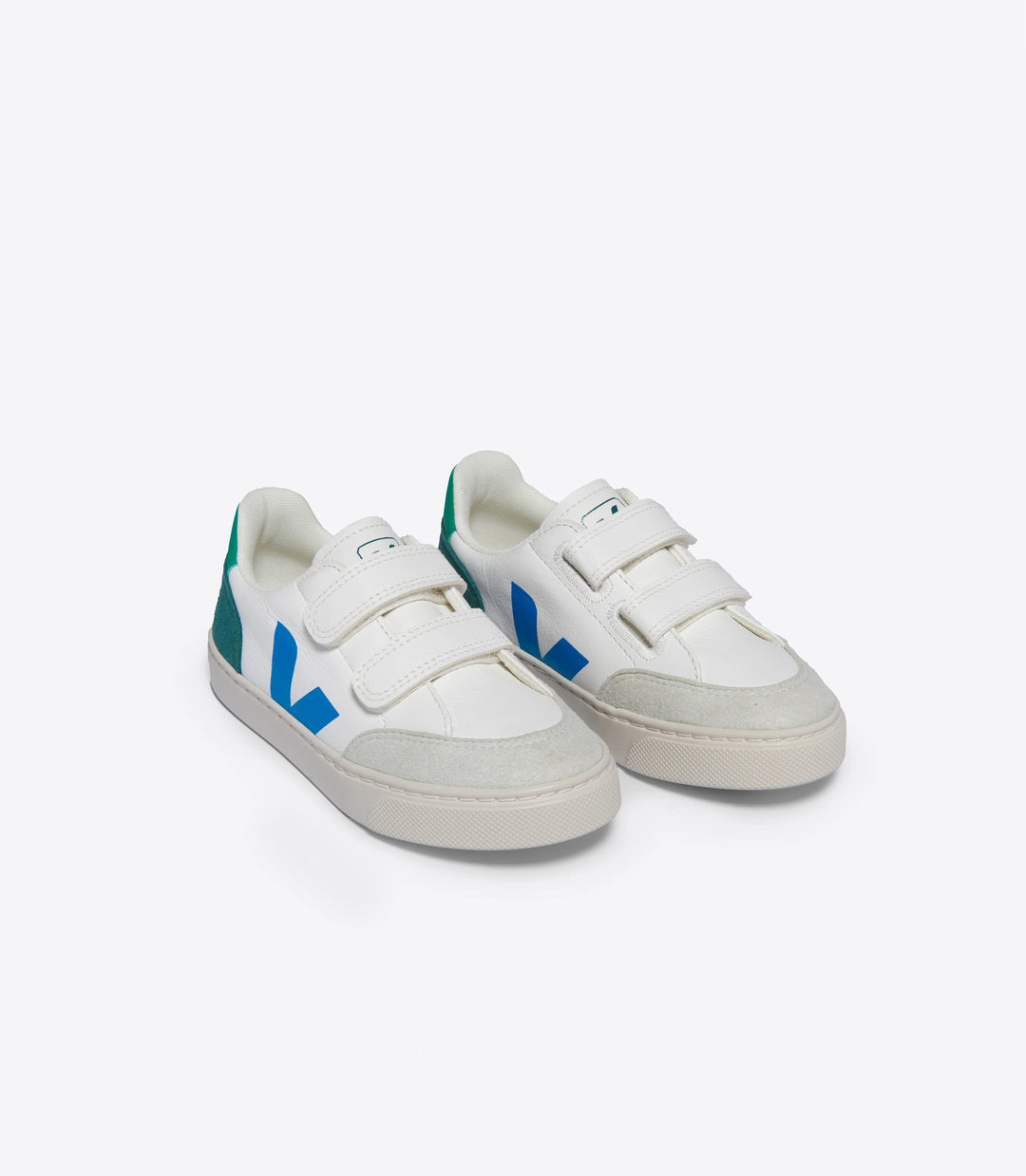 VEJA- KIDS V-12 CHROMEFREE LEATHER SHOE