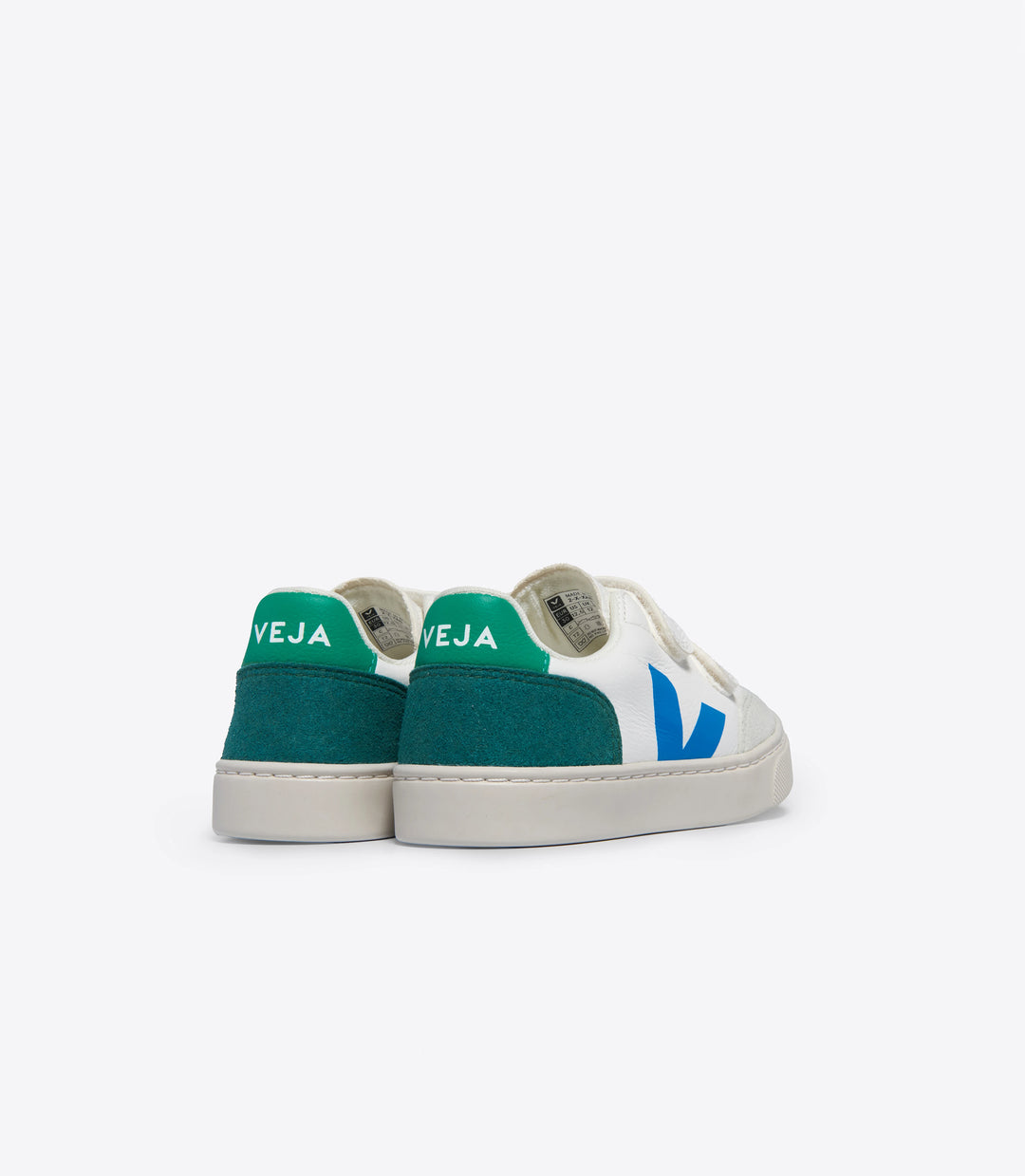 VEJA- KIDS V-12 CHROMEFREE LEATHER SHOE