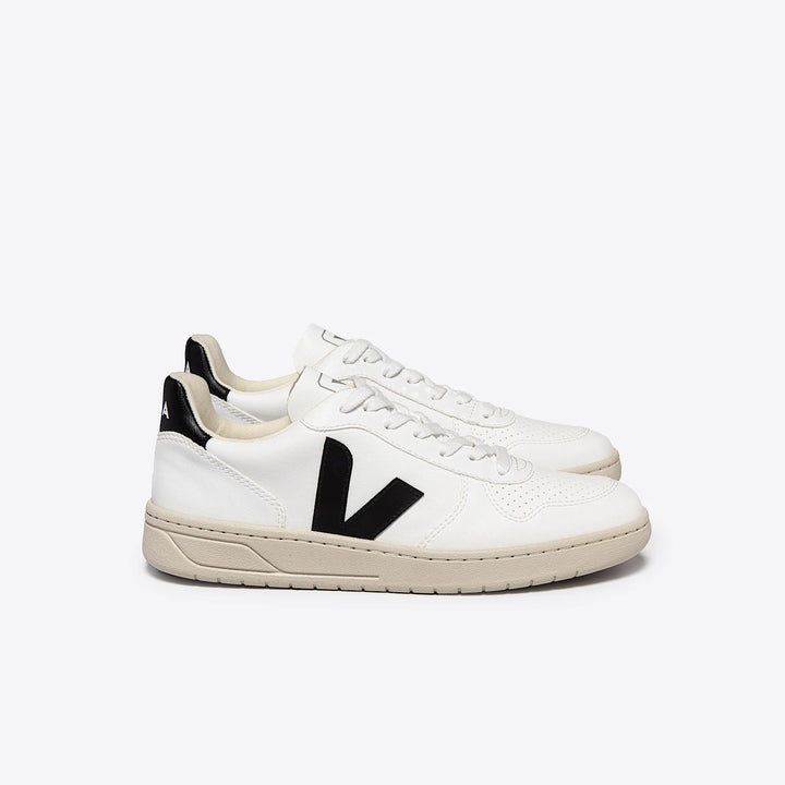 VEJA- WOMEN'S V-10 LEATHER SNEAKER