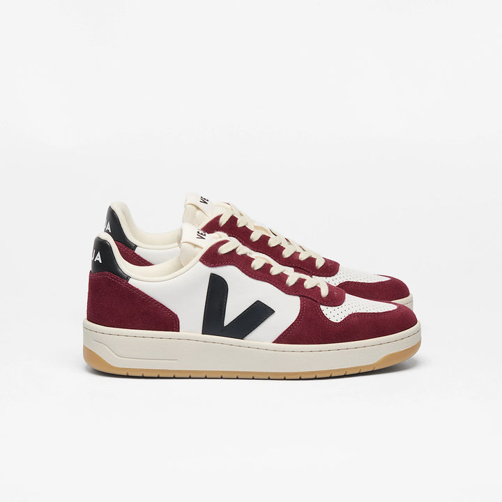 VEJA- WOMEN'S V-10 LEATHER SNEAKER