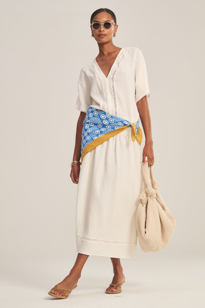 VELVET - COTTON GAUZE TOP VERNA07