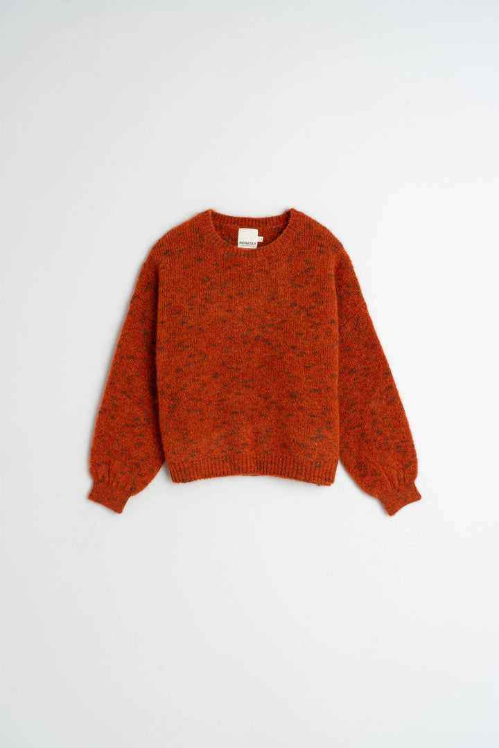 INDI & COLD- WOMEN'S MOHAIR CROP SWEATER