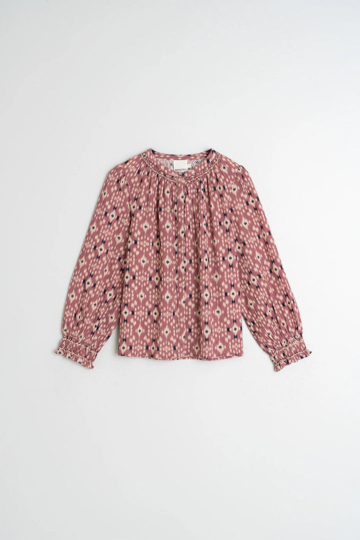 INDI & COLD- WOMEN'S IKAT-PRINT SHIRT