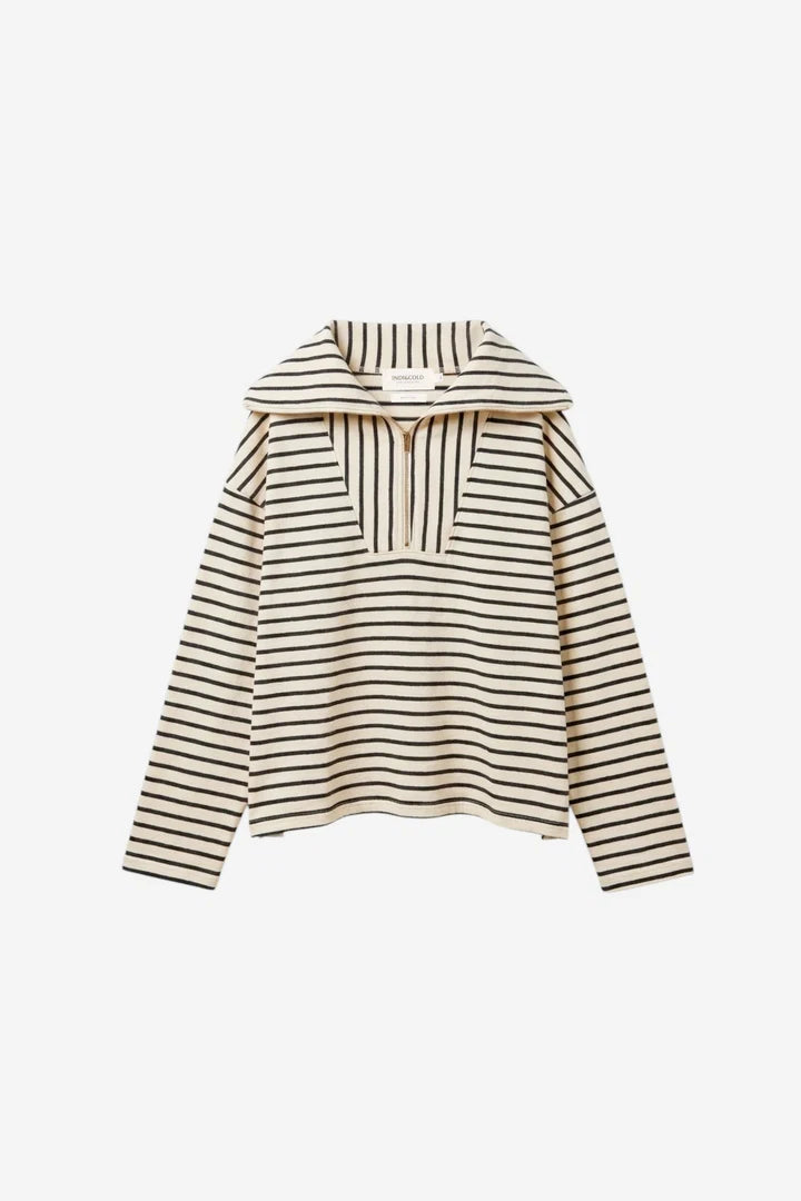 INDI & COLD - TERRYCLOTH SAILOR SWEATSHIRT