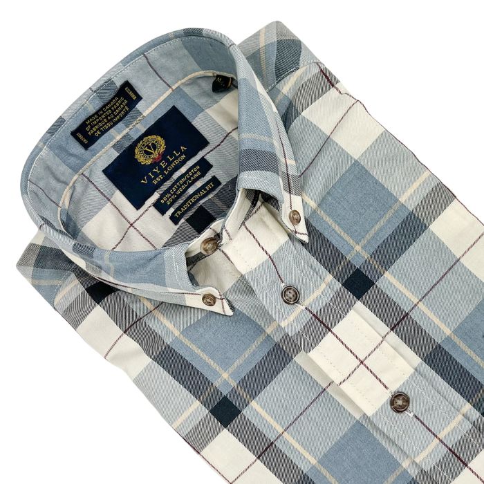 VIYELLA- MEN'S LONG SLEEVE BUTTON SHIRT 655420