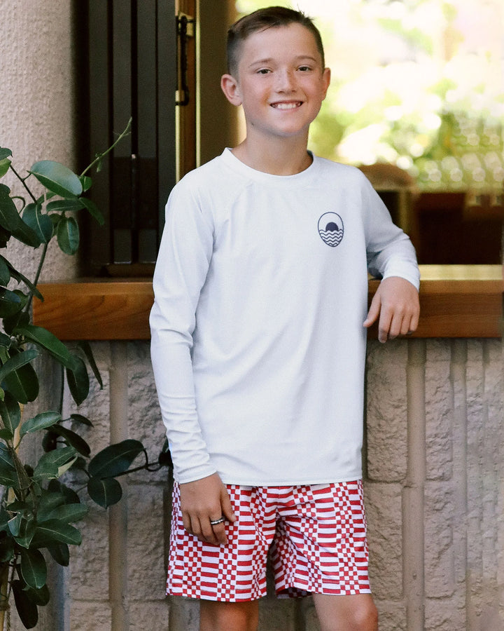 FEATHER 4 ARROW - KIDS ICON RASHGUARD 