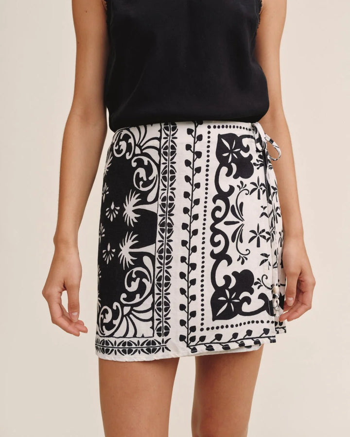 BELLA DAHL - WRAP SKIRT WITH SASH