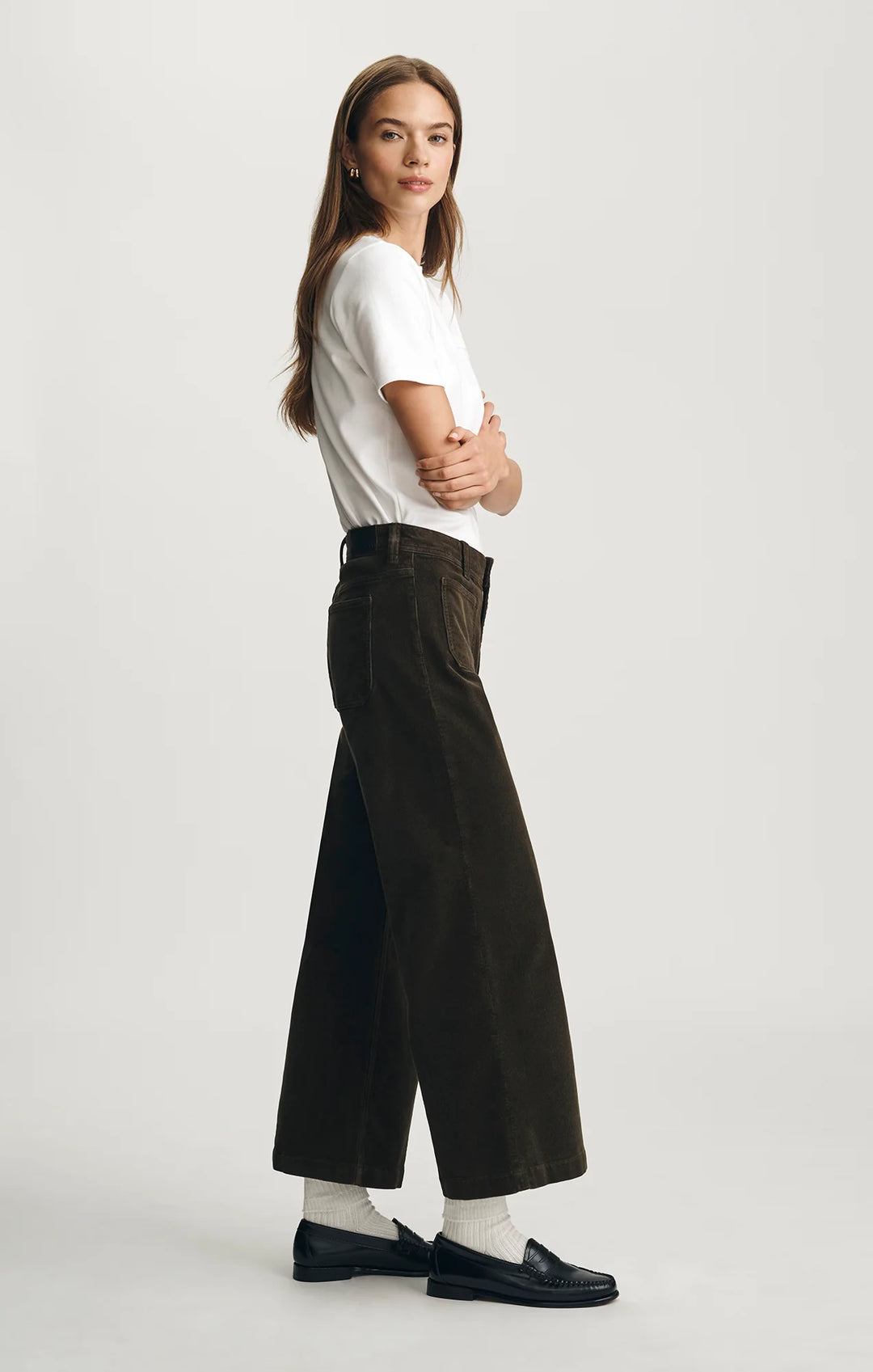 MAVI- WOMEN'S PALOMA MARINE WIDE LEG PANTS