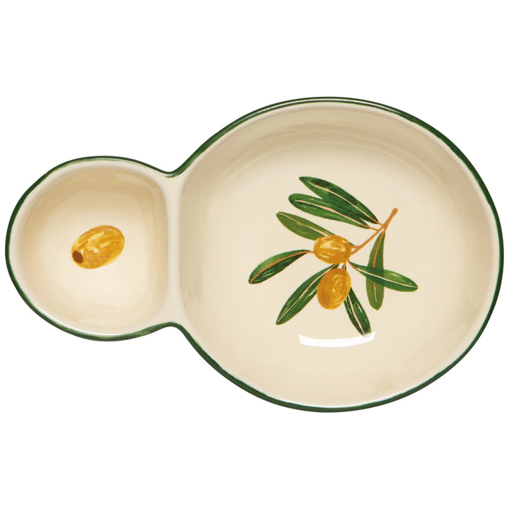 DANICA - DISH DIVIDED OLIVE