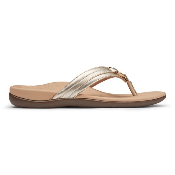 VIONIC- LADIES TIDE ALOE SANDAL CHAMPAGNE
