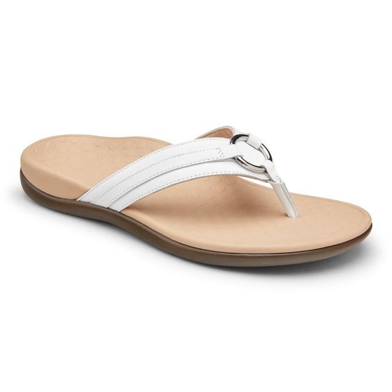 VIONIC- LADIES TIDE ALOE SANDAL WHITE