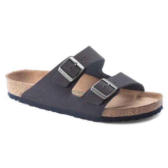BIRKENSTOCK- MEN'S ARIZONA VEGAN SANDAL DESERT DUST INDIGO