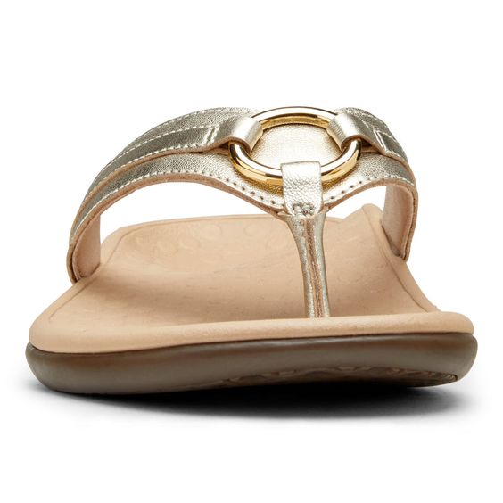 VIONIC- LADIES TIDE ALOE SANDAL CHAMPAGNE