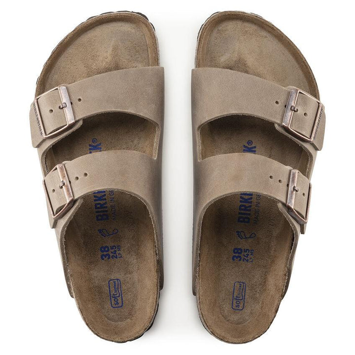 BIRKENSTOCK- ARIZONA SOFT FOOTBED OILED LEATHER SANDAL