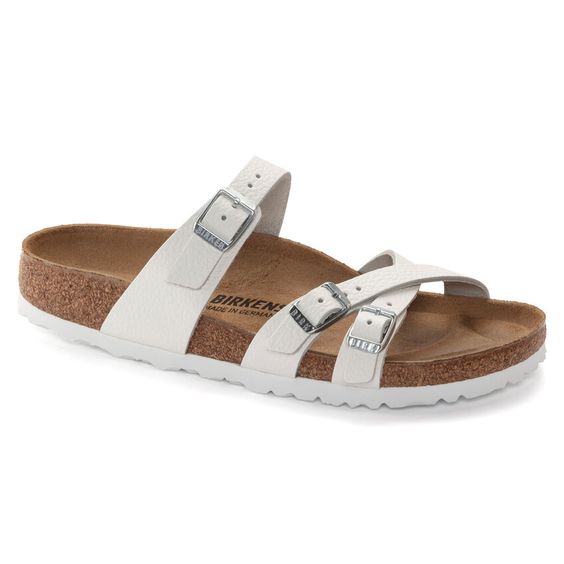 BIRKENSTOCK- LADIES FRANCA SANDAL WHITE