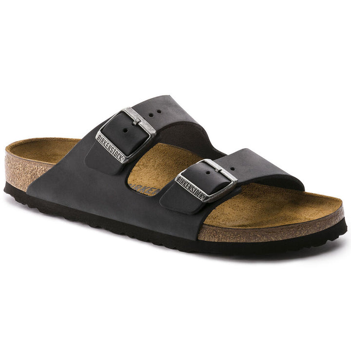 BIRKENSTOCK- LADIES ARIZONA SANDAL RUSTIC BLACK