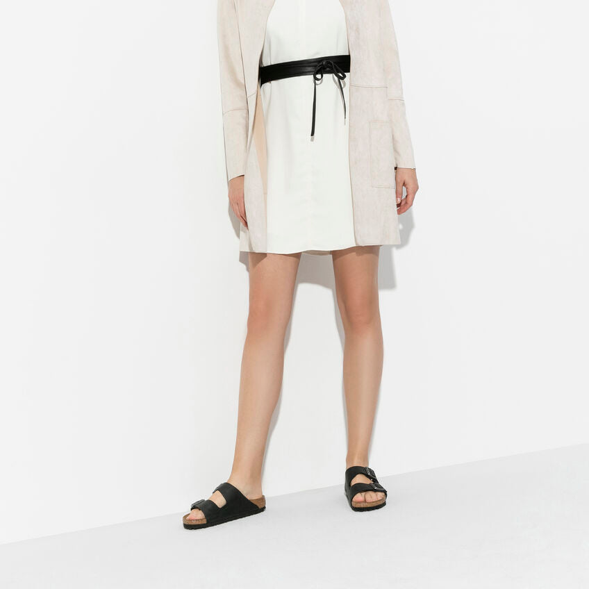 BIRKENSTOCK- LADIES ARIZONA SANDAL RUSTIC BLACK