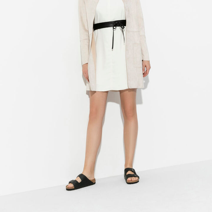 BIRKENSTOCK- LADIES ARIZONA SANDAL RUSTIC BLACK