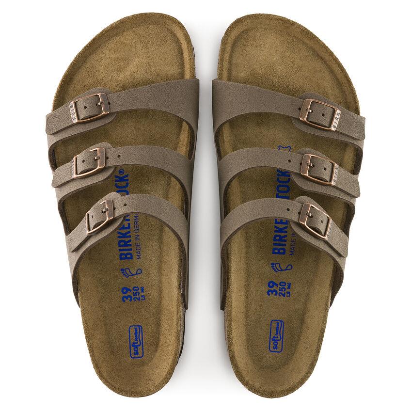 BIRKENSTOCK- FLORIDA SOFT FOOTBED BIRKIBUC SANDAL