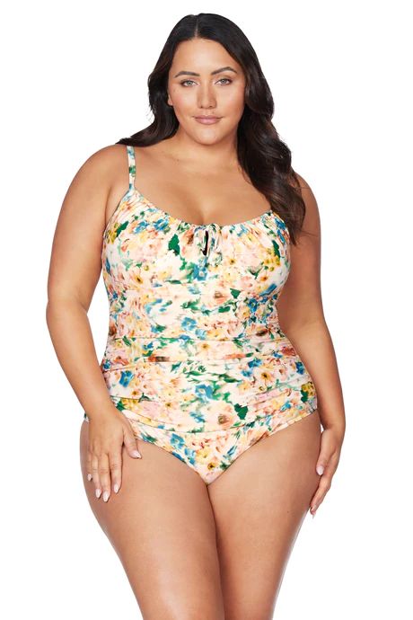 ARTESANDS- WOMEN'S ODETTE MULTI DEGAS ONE PIECE