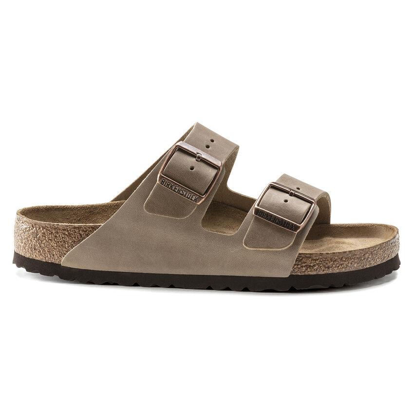 BIRKENSTOCK- ARIZONA SOFT FOOTBED OILED LEATHER SANDAL