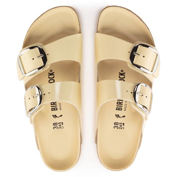 BIRKENSTOCK- WOMEN'S ARIZONA BIG BUCKLE HIGH SHINE SANDAL