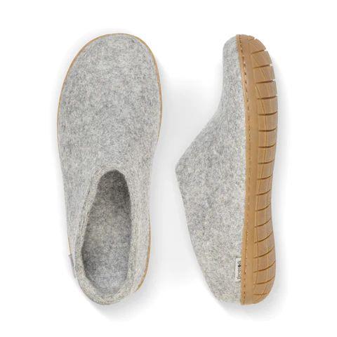 GLERUPS MEN'S RUBBER SOLE SLIP-ON SHOES