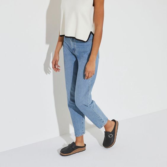 BIRKENSTOCK- LADIES BUCKLEY SHOE BLACK