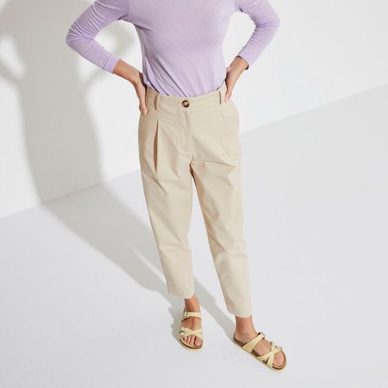 BIRKENSTOCK- LADIES FRANCA HEX SANDAL BUTTER