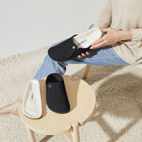 BIRKENSTOCK- ZERMATT SHEARLING SLIPPER