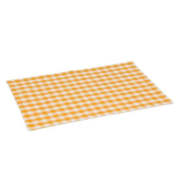 ABBOTT- GINGHAM YELLOW PLACEMAT