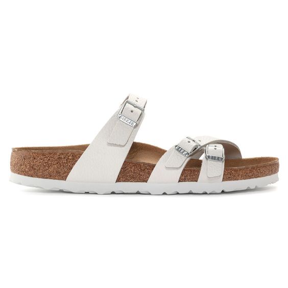 BIRKENSTOCK- LADIES FRANCA SANDAL WHITE