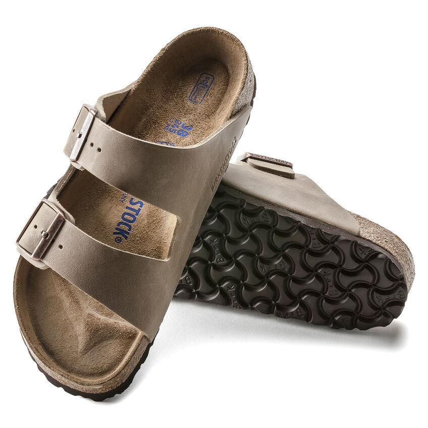 BIRKENSTOCK- ARIZONA SOFT FOOTBED OILED LEATHER SANDAL