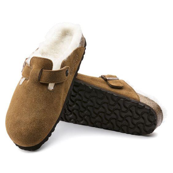 BIRKENSTOCK LADES BOSTON SHEARLING SHOE