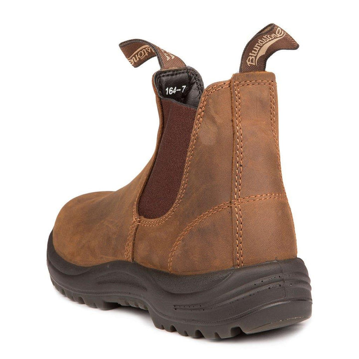 BLUNDSTONE- MEN'S 164- WORK & SAFETY BOOT CRAZY HORSE BROWN BACK