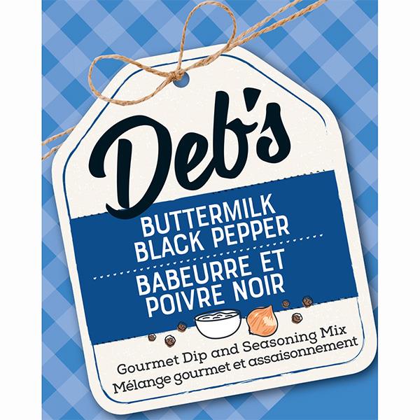 DEB'S DIPS - BUTTERMILK BLACK PEPPER