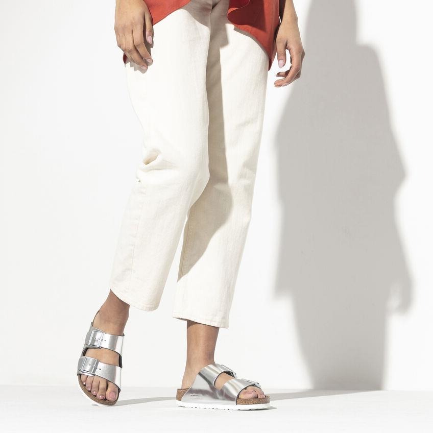 BIRKENSTOCK- ARIZONA SOFT FOOTBED LEATHER SANDAL