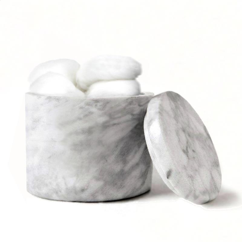 NATURAL LIVING-  MARBLE DECO JAR